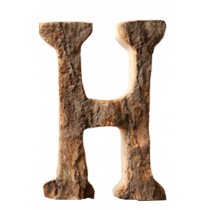 Wooden Letter 'H' Hanging Sign Wood Alphabet Decoration Prop  wall d??cor