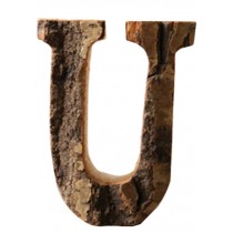 Wooden Letter 'U' Hanging Sign  Retro Soft Decoration Home/Office  Decoration