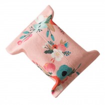 Pink Bottom Flower Pattern Car Paper Towel Bag Bathroom Paper Towel Box