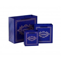 Elegant Blue Assorted Sizes Gift/Presents Bags for All Occassions