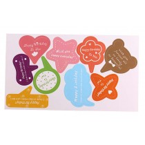 Cupcake Toppers Cake Cards Love Cards/Set Of 100