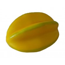 Simulation 2 pcs Yellow Starfruit Artificial Fruits