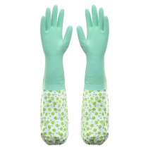Light Green Washing Gloves Laundry Gloves Cleaning Gloves With Cotton