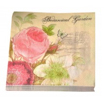 Wedding Birthday Party Floral Paper Napkins