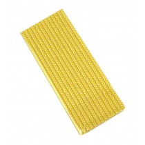 Weddings Baby Showers and Life Celebrations 100 Pcs Paper Straws - Yellow