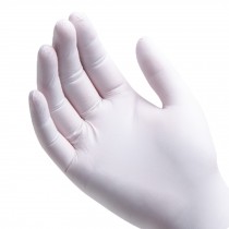 Disposable Rubber Gloves for Multi-Use, White  (M/100 Pcs)