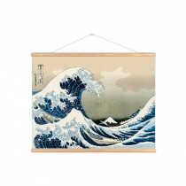 Japanese Character Decorative Scroll Painting for Sushi Bar Hotel, 40*30 cm