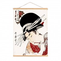 Japanese Character Decorative Scroll Painting for Sushi Bar Hotel, 40*30 cm, G