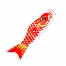 Japanese  Koi Fish Windsock Fish Flag Hanging Wall Decor, Red