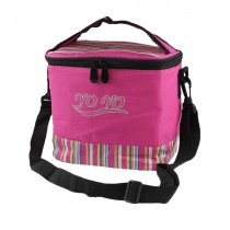 Pink Oxford Fabric Cloth Tote Bags Lunch Box Bags