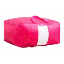 Washable Clothes Rose Red Organizer Storage Bag