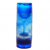 Bidirectional Volcano Hourglass for Home Decor - Blue