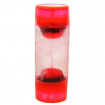 Bidirectional Volcano Hourglass for Home Decor - Red