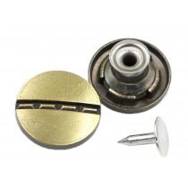 Bronzed Buttons Metal Replacement Kit for Jeans 10 pcs Set