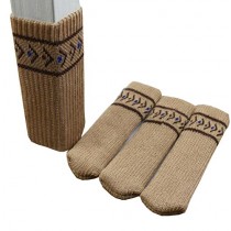 Knitted Elastic Chair Furniture Socks Pack of 24