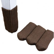 Pack of 24 Anti-Scratches Knitted Floor Protector Chair Leg Socks