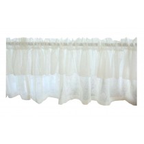 Translucent Short Home Curtain Cafe Tier Curtain Gauze 12