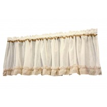 Translucent Short Home Curtain Cafe Tier Curtain Gauze 15