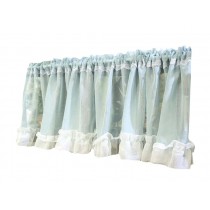 Translucent Short Home Curtain Cafe Tier Curtain Gauze 16