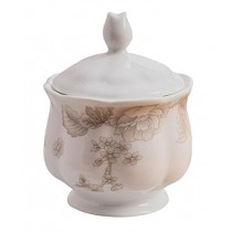 Tea Coffee Server Ceramic Sugar Bowl Pot with Lid