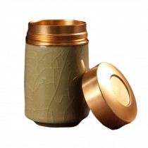 Tea, Coffee, Sugar Ceramic Jars with Metal Lids, Perfect Storage Solution