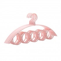Tie Racks Belt Hangers Scarf Racks Holder for Closet 10 Packs, Pink