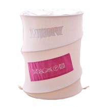 Laundry Basket  With Cover Fold Home Clean