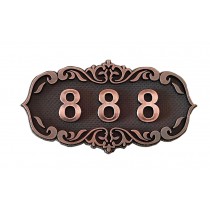Self Stick House Address Sign Door Apartment Hotel Sign Number Plates H