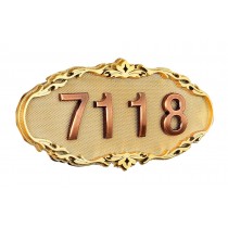 Self Stick House Address Sign Door Apartment Hotel Sign Number Plates P