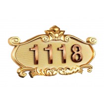 Self Stick House Address Sign Door Apartment Hotel Sign Number Plates S