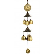 Copper Alloy Temple Bells Wind Chimes 2 Layer