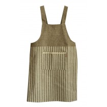 Women's Apron with Convenient Pocket Durable Stripe Apron, Perfect for Gift