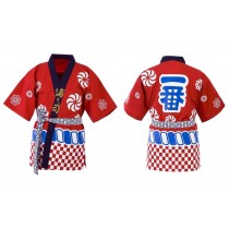Japense Style Chef Workwear Coat Sushi Chef Jacket Uniform C