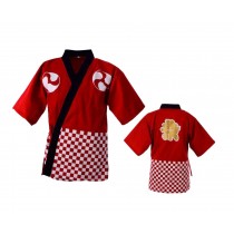 Japense Style Chef Workwear Coat Sushi Chef Jacket Uniform D