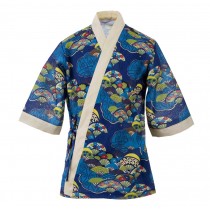 Japense Style Chef Workwear Coat Sushi Chef Jacket Uniform K
