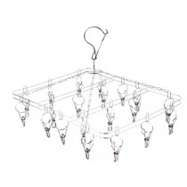 Rectangle Cloth Hanger Drying Rack Clip&Hanging Rack Stainless Steel