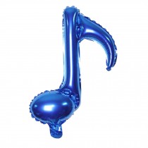 Foil Balloons Party Wedding  Birthday Decorations Blue Single Note 10Pcs