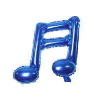 Foil Balloons Party Wedding  Birthday Decorations Blue Double Note 10Pcs