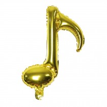 Foil Balloons Party Wedding  Birthday Decorations Golden Single Note 10Pcs