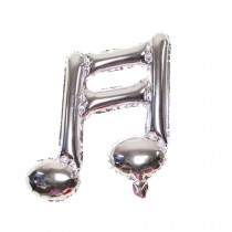 Foil Balloons Party Wedding  Birthday Decorations Silver Double Note 10Pcs