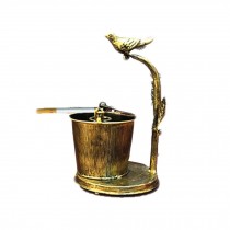 Special Design Ashtray Smoke Collectible Tribal Decoration-Gold