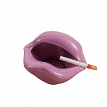 Mouth Ceramic Cigarette Ashtray Decorative Ashtray Holder for Home