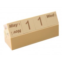 Office Desk Accessory Permanent Calendar Plastic Block Calendar