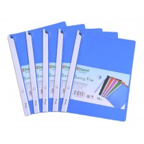 Plastic Swing Clip Report Covers 5 Pack - Blue