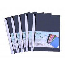5pcs File Documents Holders Swing Clip Report Cover Black