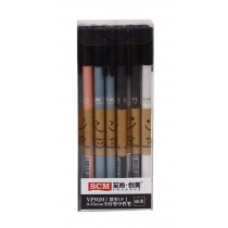Gel Ink Roller Ball Pens, 0.35mm Black Ink, Pack of 12