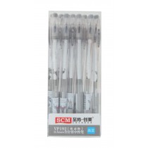 0.5mm Needle Tip Blue Ink 12 Pack Roller Ball Pens