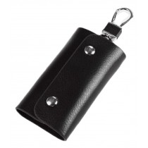 Leather Key Case Wallets Unisex Keychain Key Holder Ring