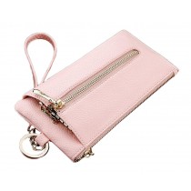 Car Keychain Key Holder Bag Wallet Cover - Pink