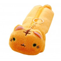 Plush Cat Pencil Case Pouch Cosmetic Bag Coin Purse Pouch